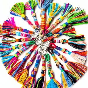 Chaveiro Franjinha -Set com 3 unidades